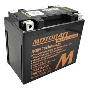 MOTOBATT AGM QUADFLEX MBTX12U 14 ah